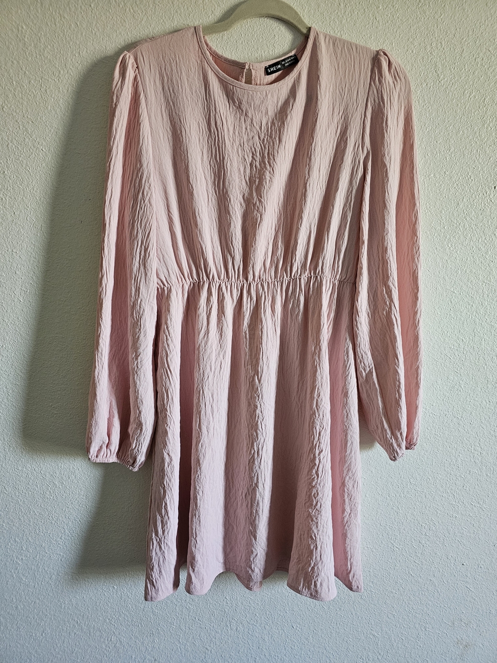 Pink Long-Sleeve Dress